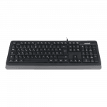 Clavier filaire noir incilné