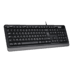Clavier filaire noir sur coté droit