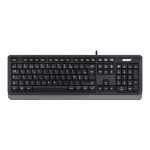 Clavier filaire Inovu noir avec touches azerty.