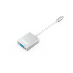 Adaptateur gris sur fond blanc