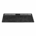 Vue surplombant le clavier noir