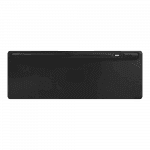 Vue arrière du clavier noir
