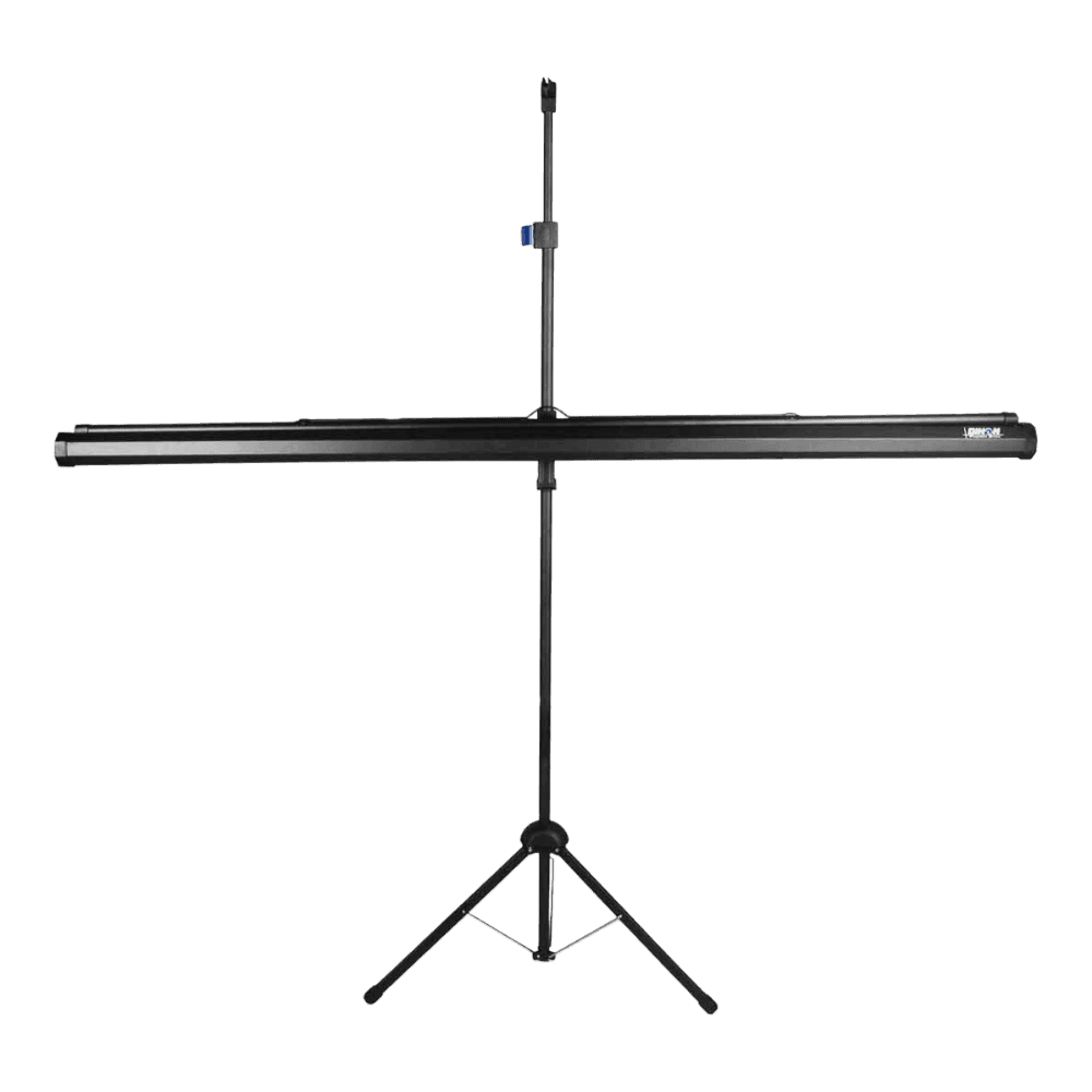 Rangement de l'écran trépied enroulable