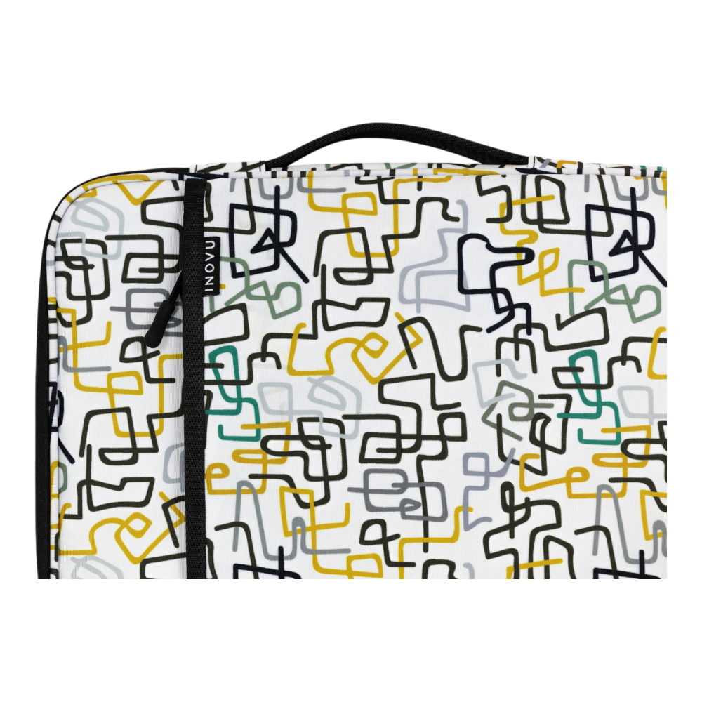 Pochette blanche avec motif